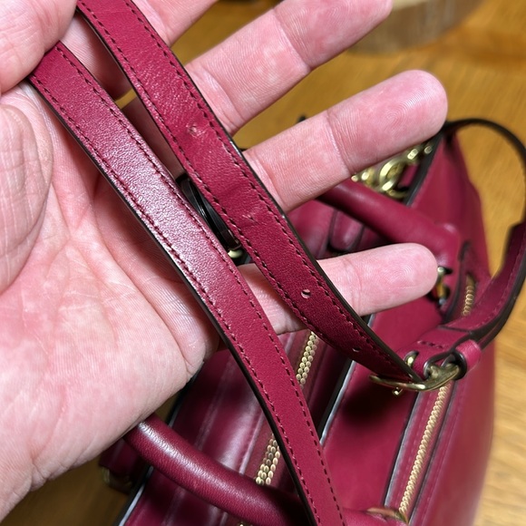 COACH Legacy Leather Mini Tanner Satchel/Crossbody - Picture 10 of 16